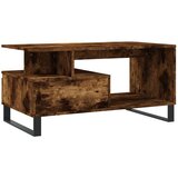  Stolić za kavu boja hrasta 90x49x45 cm konstruirano drvo | shoptok.hr