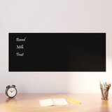 vidaXL Stenska magnetna tabla črna 100x40 cm kaljeno steklo | Shoptok.si