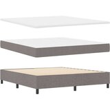 Box pomična postelja z vzmetnico taupe super kraljevina tkanina, (22081030) | Shoptok.si