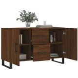  Komoda smeđa boja hrasta 100 x 36 x 60 cm od konstruiranog drva | shoptok.hr