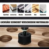 MOXPIFY bimetalna kronska žaga Ø 162 mm – s SDS Plus nastavkom in šesterokotnim držalom Odprta Embalaža | Shoptok.si