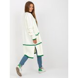 RUE PARIS Sweater-LC-SW-0340.42P-White-Green | Shoptok.si