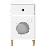  Mačja Kuća Bijelo 72 x 42.5 x 70 cm Konstruirano drvo | shoptok.hr