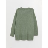 LC Waikiki Women's Crew Neck Straight Long Sleeve Oversized Knitwear Sweater | Shoptok.si