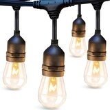 Venisymlis 10M Komercialni LED Niz Luči, 18 Edison Žarnic, Vremensko Odporen, Za Zunanjo Rabo, Dvorišče, (22068353) | Shoptok.si