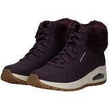 Skechers Gležnarji z vezalkami vinsko rdeča | Shoptok.si