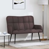  Kauč za dvoje Tamno smeđa 115 x 61 x 87 cm tkanina | shoptok.hr