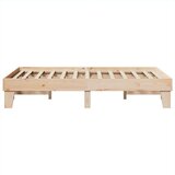 vidaXL Posteljni okvir brez vzmetnice 120x200 cm trdna borovina | Shoptok.si