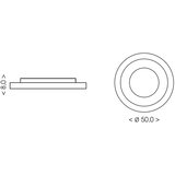 Brilagi LED prigušiva dečije plafonsko svetlo ASTRO LED/68W/230V prečnik 50 cm + daljinski upravljač | Eponuda.com