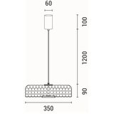  LED stojeća lampa PERFORATO LED/10W/230V 3000K zlatna | Eponuda.com