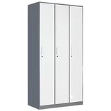 Master Ormar metalni 3 vrata 1800x900x450cm sivi HDG-S-03-RAL7016 | Eponuda.ba