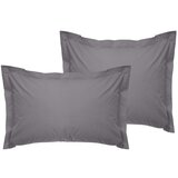  Tonne Grise - 68 Grey Oxford Pillowcase Set (2 Pieces) (FR) | ePonuda.com