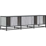 TV ormarić sivi Sonoma 150x35x41 cm Konstruirano drvo i metal | shoptok.hr