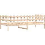 vidaXL Dnevni ležaj 90 x 190 cm od masivne borovine | shoptok.hr