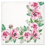  Decoupage salvete - Floral Border - 1kom (tehnika salveta) KORIŠTENO u