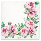  Decoupage salvete - Floral Border - 1kom (tehnika salveta) KORIŠTENO