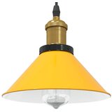vidaXL Visilica podesiva po visini E27 sjajno žuta Ø 22 cm metal Cijene