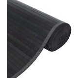 vidaXL Tepih pravokutni sivi 100 x 500 cm od bambusa | shoptok.hr