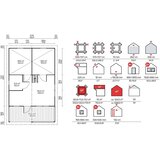 Male kuće Drvena kuća TOLEDO D with Sleeping Loft 595 × 747 cm sa šindrom | shoptok.hr