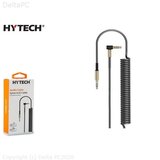 Hytech HY-X76 1m 3.5mm Stereo audio kabel spiralni crni | Eponuda.ba