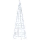  Božićno drvce od svjetlosnih niti s klinom i jarbolom 300 cm - Hladna bijela 300 cm | shoptok.hr