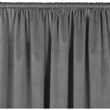  Curtain VILA color graphite style classic 5 cm pole pocket velvet 265x270 HOMEDE | shoptok.hr