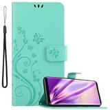 Cadorabo Samsung Galaxy S9 v klasično srebrno - ovitek v cvetličnem dizajnu z magnetnim zapiranjem, stoječo funkcijo in režami za kartice, (20565177) | Shoptok.si