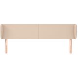  Uzglavlje s ušima boja cappuccina 203x23x78/88 cm umjetna koža | shoptok.hr