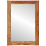  Kopalniško Ogledalo 50x70x3 cm Trden Les Akacije | Shoptok.si