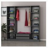 Hanah home Ormar u braon - sivoj boji Kale 5011 (506MNR2458)