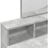  Toaletni stolić s ogledalom siva boja betona 80 x 41 x 144,5 cm | Eponuda.com