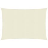 vidaXL Senčno jadro 160 g/m² krem 2x2,5 m HDPE, (20609792) | Shoptok.si