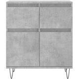  Komoda siva boja betona 60x35x70 cm od konstruiranog drva | Eponuda.com