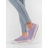 Shelvt Purple openwork sneakers | shoptok.hr