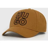 Hugo Bombažna bejzbolska kapa rjava barva