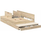  Krevet s ladicama Sonoma hrast 120 cm Konstruirano drvo | shoptok.hr