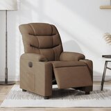 Maison Chic Električni naslanjač - Relax naslanjač rjavo blago, (22061697) | Shoptok.si