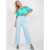 RUE PARIS Pants-TO-SP-18155.21P-light blue | Shoptok.si