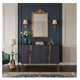 Hanah home konzola meyra 120 anthracite gold | Eponuda.com