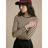 Sinsay Pamučna prugasta majica dugih rukava | shoptok.hr