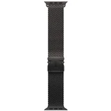 49mm black titanium milanese loop - small