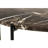 Actona Okrogla stranska mizica z marmorno mizno ploščo ø 52 cm Avila – | Shoptok.si