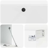 TV Omarica za TV, ki jo lahko montiraš na steno Bela visok sijaj, (5000220383) | Shoptok.si