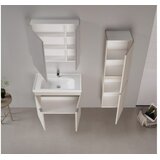 Hanah home Kupatilski ormarić sa umivaonikom i ogledalom (2 komada) Desna 80 570 | Eponuda.com