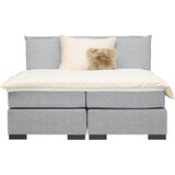 MID.YOU POSTELJA BOXSPRING 180 cm x 200 cm , leseni material antracit, siva, bež, ekru | Shoptok.si
