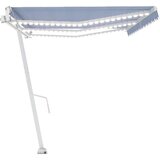  Automatska tenda sa senzorom LED 600 x 300 cm plavo-bijela | shoptok.hr