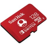San Disk microSDXC card for Nintendo Switch 128GB, up to 100MB/s Read, 60MB/s Write, U3, C10, A1, UHS Cene