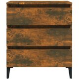  Komoda boja dimljenog hrasta 60 x 35 x 69 cm konstruirano drvo | shoptok.hr