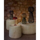 Kave Home LED namizna zatemnitvena zunanja svetilka s solarnim panelom (višina 42 cm) Reiba – | Shoptok.si