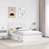  Krevetna konstrukcija Bijelo 120 x 200 cm Čvrsto borovo drvo | shoptok.hr